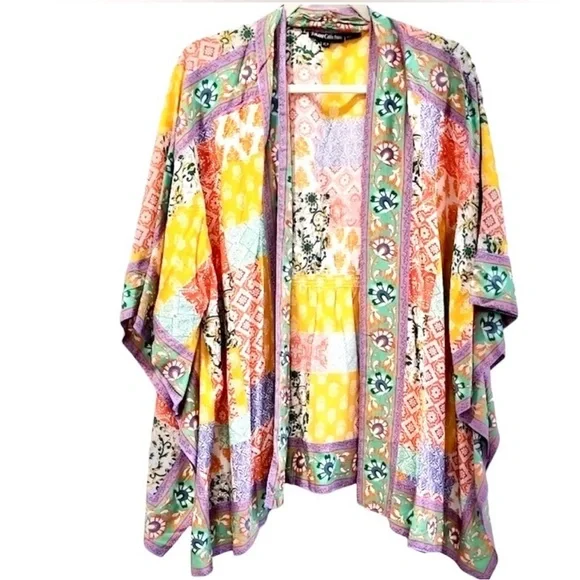 Anthropologie Tolani Collection Raelyn Kimono
Bright Patchwork M - Picture 3 of 7